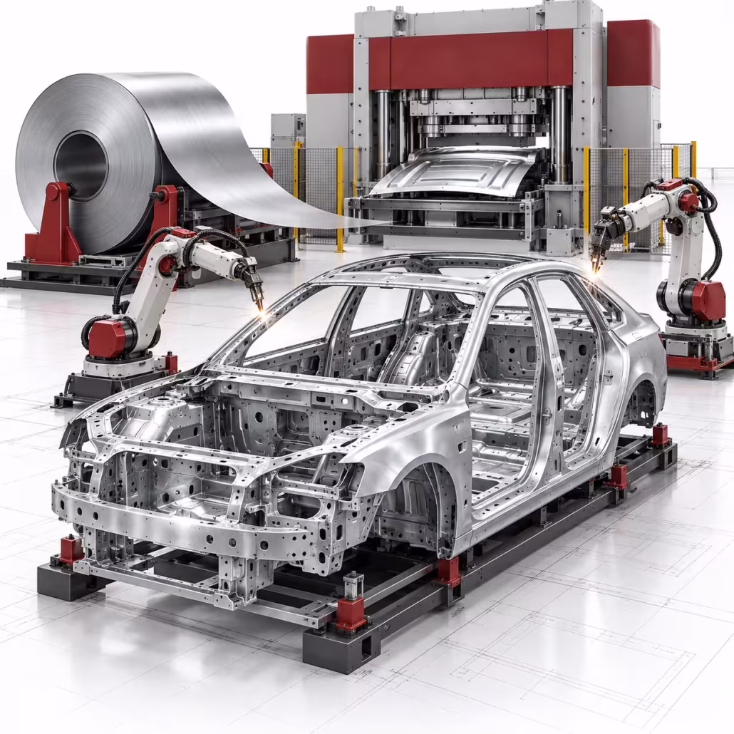 راهنمای انتخاب فولاد برای صنعت خودروسازی 1 Steel in automotive manufacturing